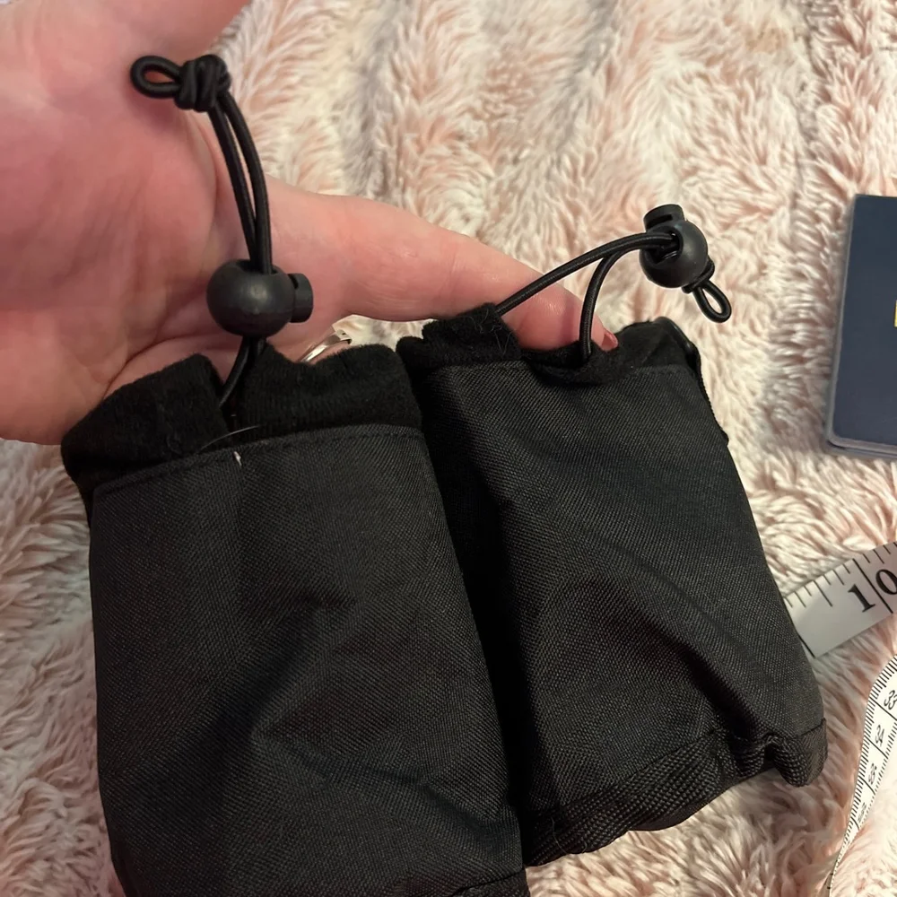 Travel Luggage Handle Organizer Black Cup Holder Zipper Pocket